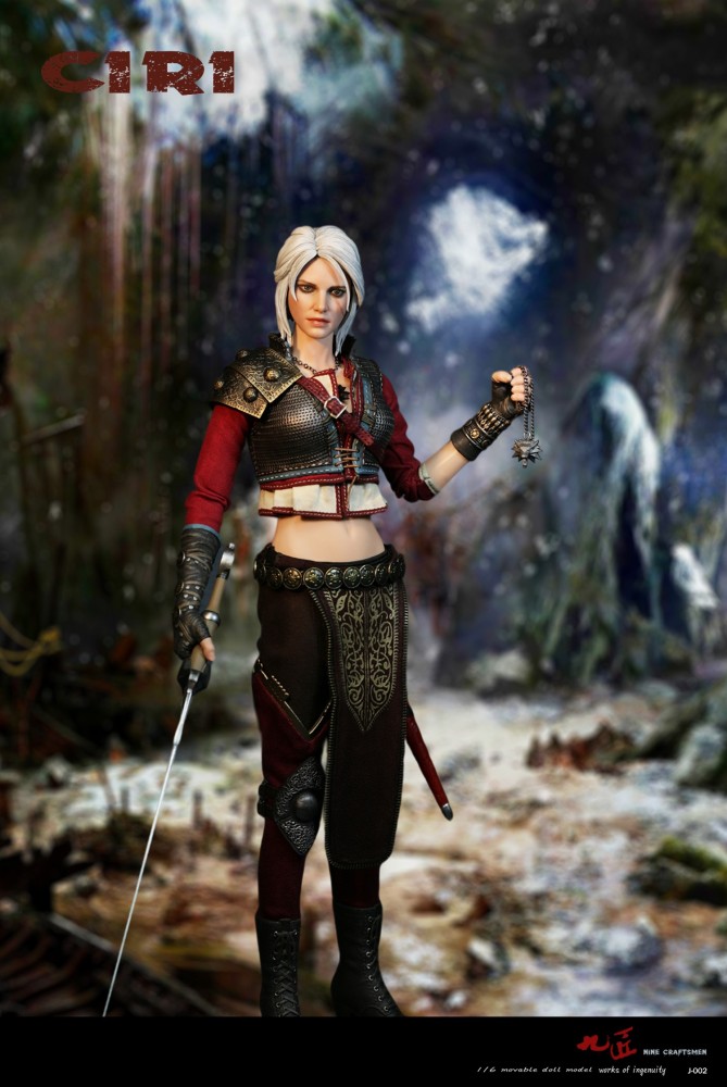 (Out of stock)Nine Craftsmen 1/6 Ciri Armored Action Figure