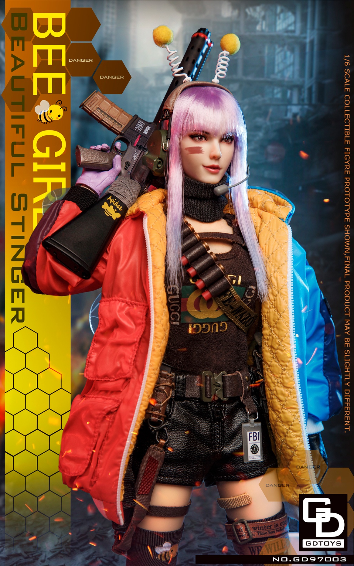 GDTOYS 1/6 みつばちガール GD97003 END BEE GDTOYS 1/6 GD97003 END BEE GIRL / みつばちガール アクション