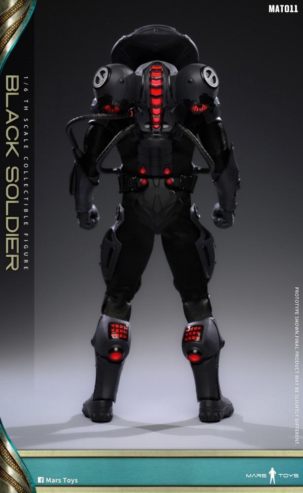 (Pre-order)Mars Toys 1/6 Black Soldier Action Figure MAT011