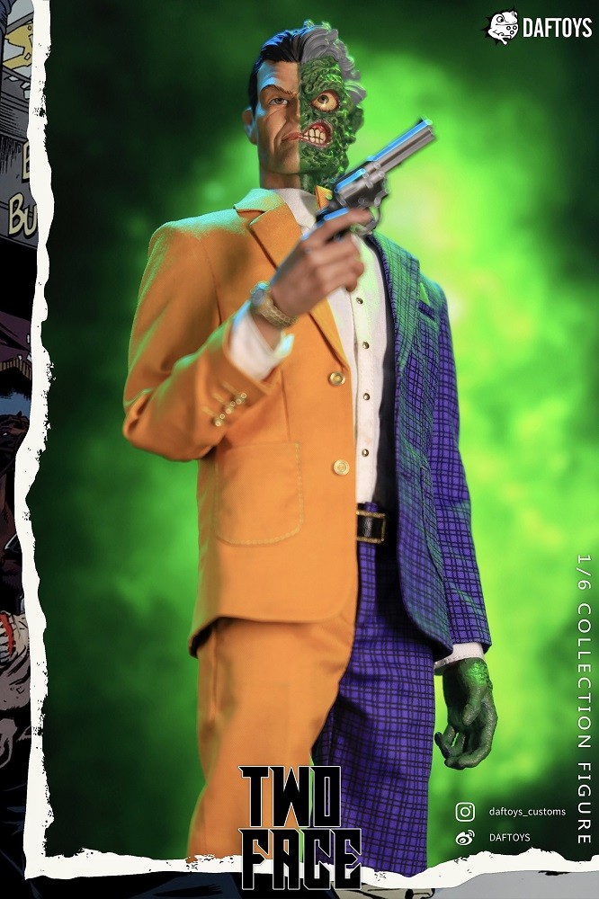 Daftoys F06 トゥーフェイス TWO face 1/6 青っぽく フィギュア