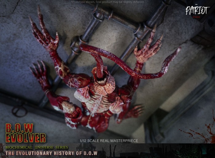 (In Stock)Patriot Studio 1/12 Licker Monster The Evolver Movable Figure