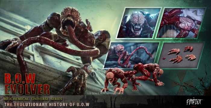 (In Stock)Patriot Studio 1/12 Licker Monster The Evolver Movable Figure