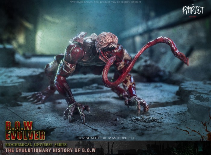(In Stock)Patriot Studio 1/12 Licker Monster The Evolver Movable Figure
