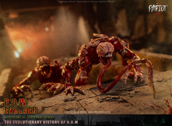 (In Stock)Patriot Studio 1/12 Licker Monster The Evolver Movable Figure
