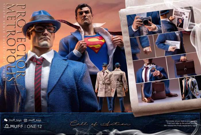 (Pre-order)Muff Toys 1/12 Superman Clark Kent Protector of Metropolis 6 inch Movable Figure MUT-2301
