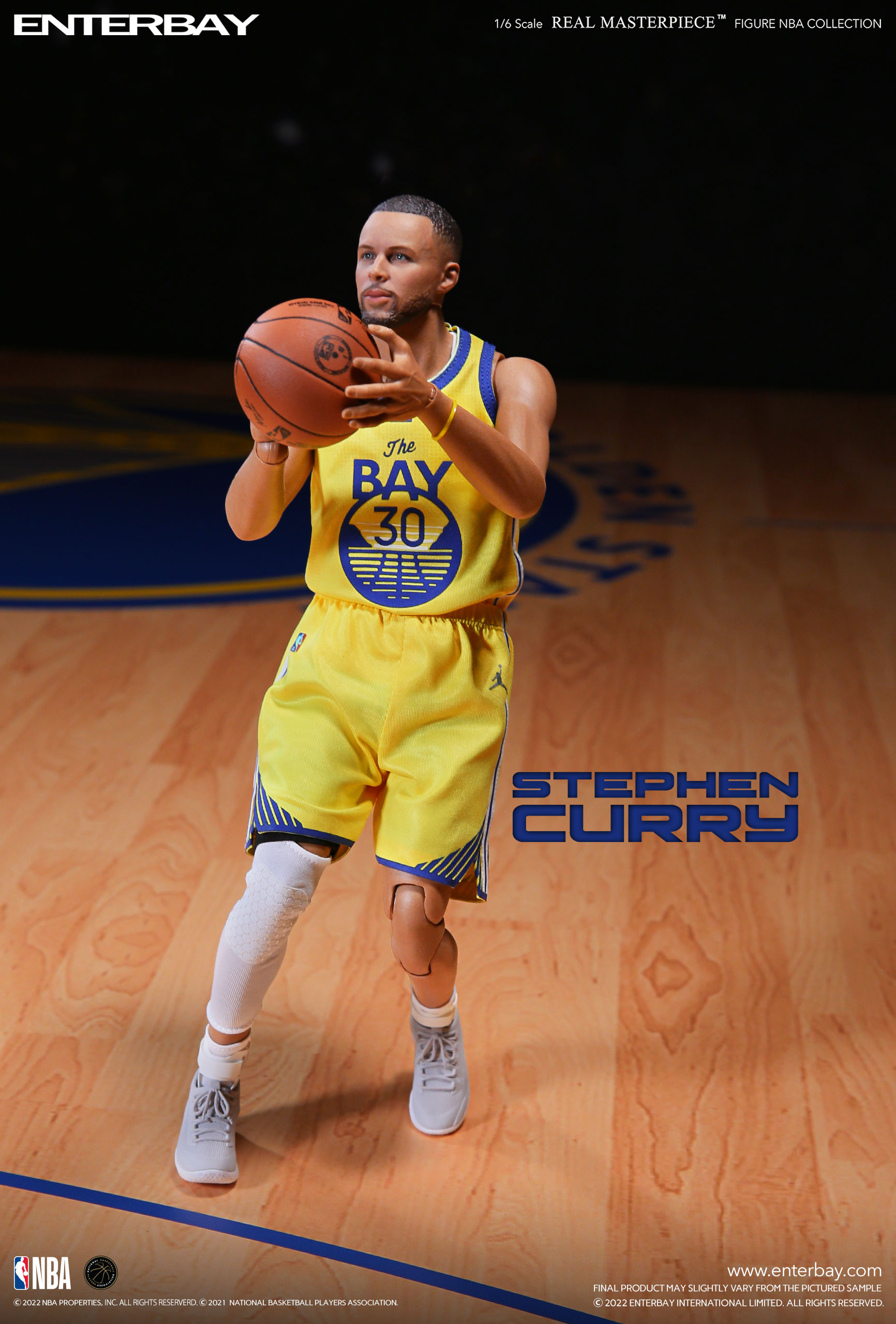 US$ 309.00 - Enterbay 1/6 RM-1086 NBA Real Masterpiece