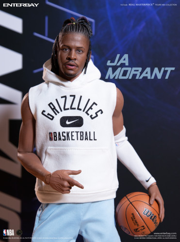 (In Stock)Enterbay 1:6 REAL MASTERPIECE NBA COLLECTION JA MORANT NBA ACTION FIGURE RM-1091