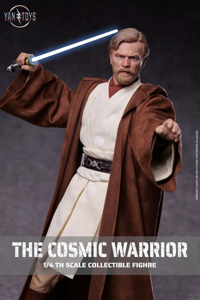 (Pre-order)YANTOYS Star Wars 1/4 Scale Cosmic Warrior Obi-Wan Kenobi Movable Figure LCY03