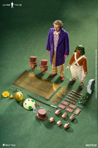 (Pre-order)Mars Toys MAT018 Willy Wonka&the Chocolate Factory 1/6 Wonka & Dwarf Figure Set