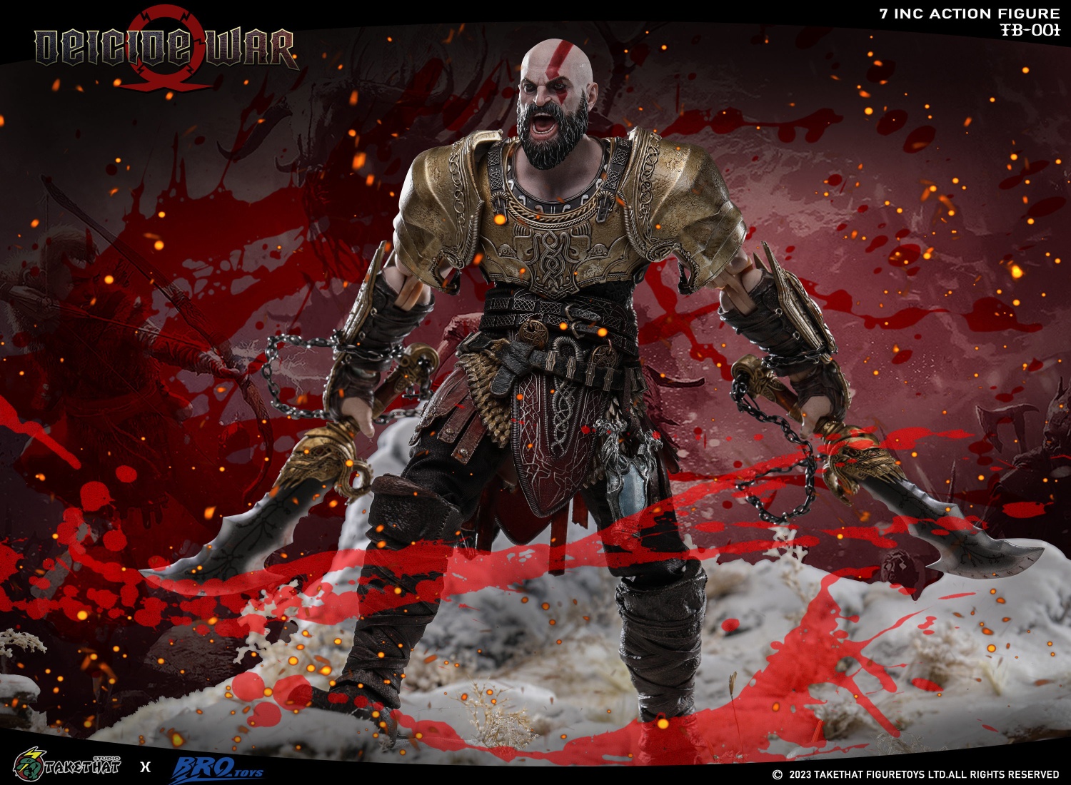 TAKETHAT ⅹ brotoys 7インチ DEICIDE WAR DX. TAKETHAT X brotoys 1/12 