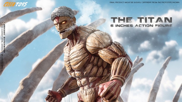 (Pre-order)COSER TOYS X VToys 6 Inches Giant Action Figure 1/12 Armored Titan  AD-001&AD-003