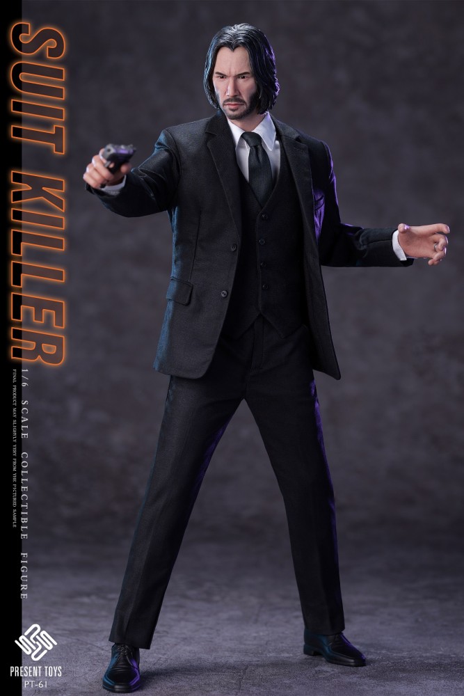 (Pre-order)Present Toys John Wick 1/6 Suit Killer Movable Figure PT-SP61