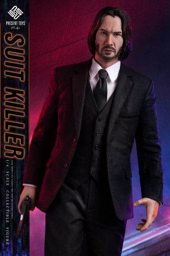 (Pre-order)Present Toys John Wick 1/6 Suit Killer Movable Figure PT-SP61