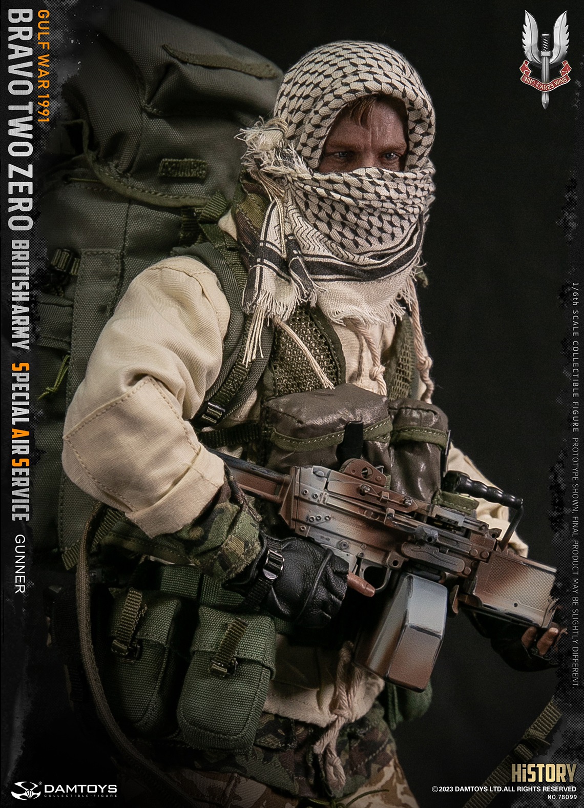 US$ 30.00 - (Pre-order)Dam Toys Bravo Two Zero British Army