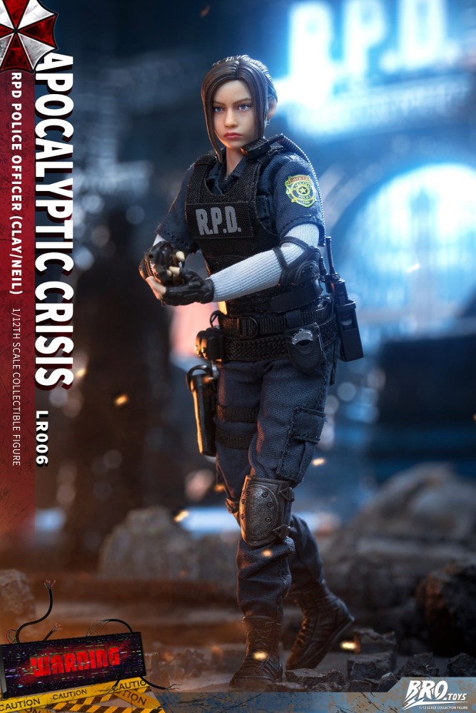(Pre-order)Brotoys Apocalyptic Crisis 1/12 RPD Police Officer Suit（Clay/neil）LR006