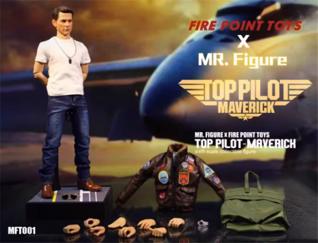 (Pre-order)MR Figure x Fire Point Toys Top Pilot Maverick 1/6 Collectible Figure Top Gun TOM MFT001