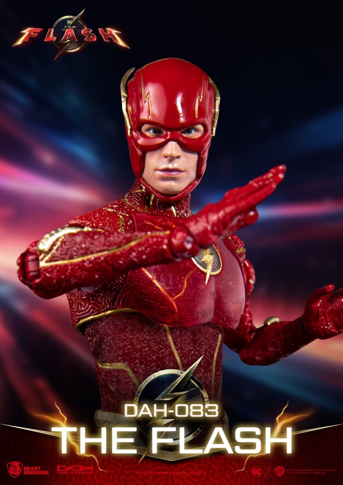 (In Stock)Beast Kingdom 1/9 The Flash DAH-083 Dynamic Action Heroes (D.A.H.) Action Figure