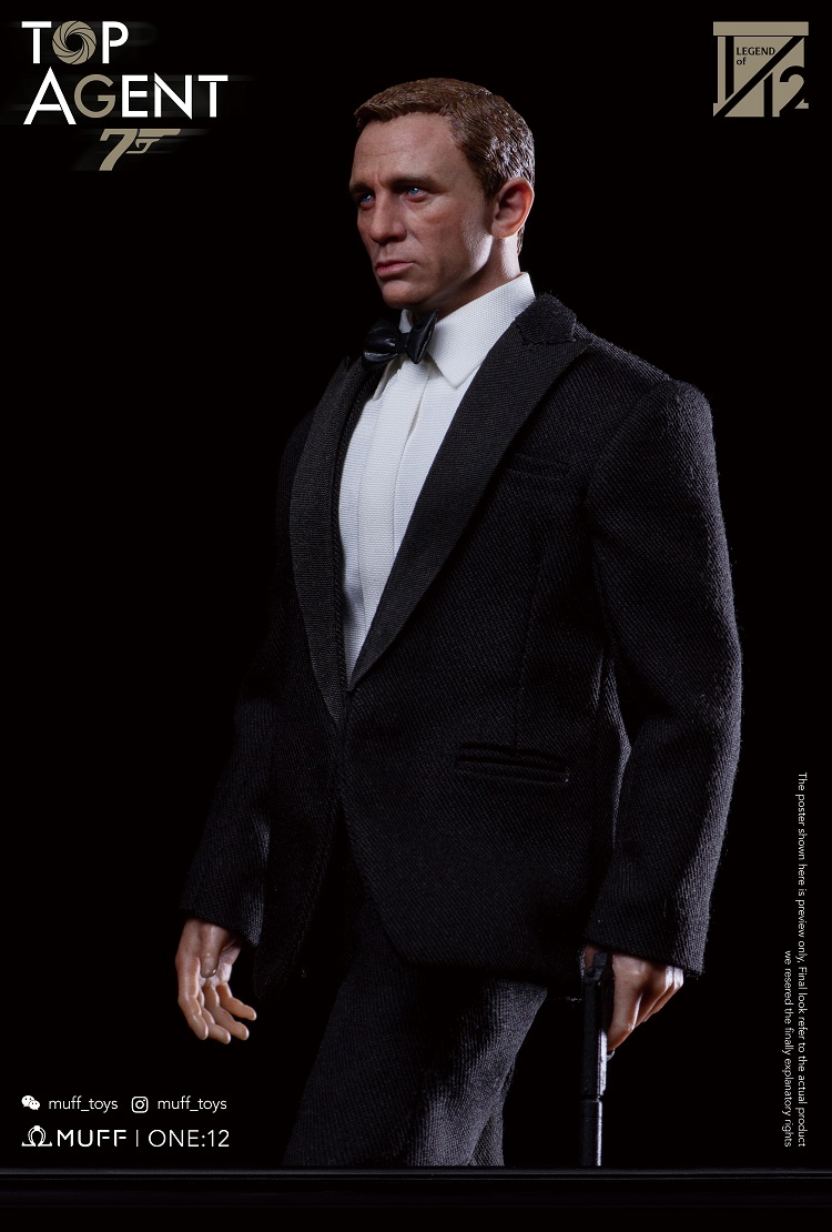 US$ 112.00 - Muff Toys Top Agent Uncle Dan 1/12 Realistic