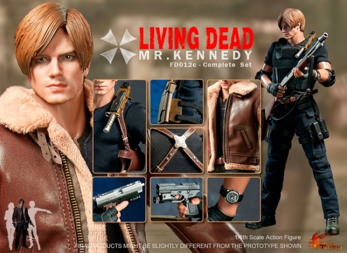 (Pre-order)Hot Heart Living Dead 1/6 Mr.Kennedy Movable Figure FD014ABCD