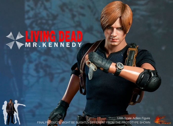 (Pre-order)Hot Heart Living Dead 1/6 Mr.Kennedy Movable Figure FD014ABCD