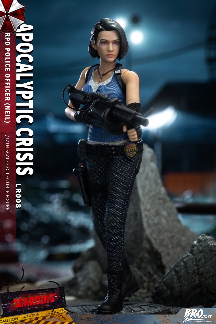 BROTOYS 1/12 LR006 クレア ジル BROTOYS LR006 1/12 RPD Officer Jill & Claire Action Figure
