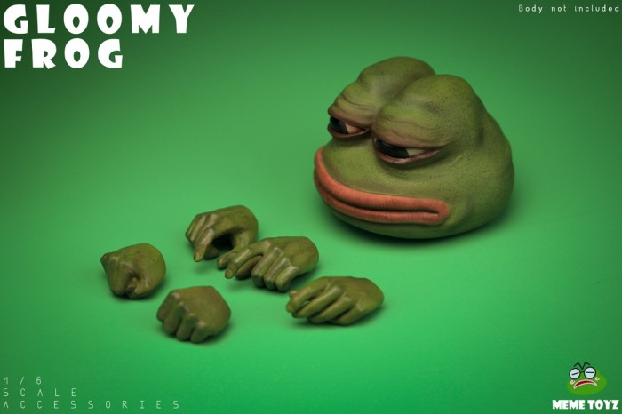 (Pre-order)Meme Toyz MTZ001 - Gloomy Frog 1/6 Head Sculpt and Hand Set