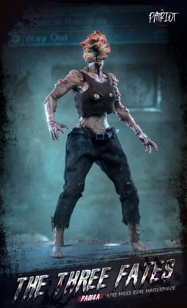 (In Stock)Patriot Studio The Last of US Clicker 1/12 The Three Fate Movable Figure PA014