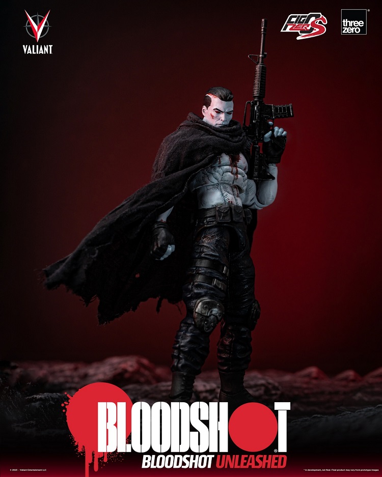 US$ 15.00 - (Pre-order)Threezero FigZero Bloodshot Unleashed 1/12 Valiant  Movable Figure 