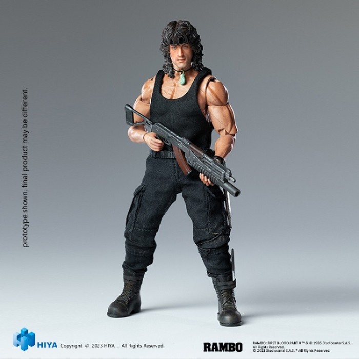 (Pre-order)Haiya Rambo III Exquisite Super 1/12 John Rambo 6inch Action Figure ESR0100