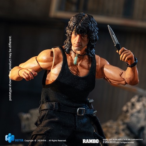 (Pre-order)Haiya Rambo III Exquisite Super 1/12 John Rambo 6inch Action Figure ESR0100