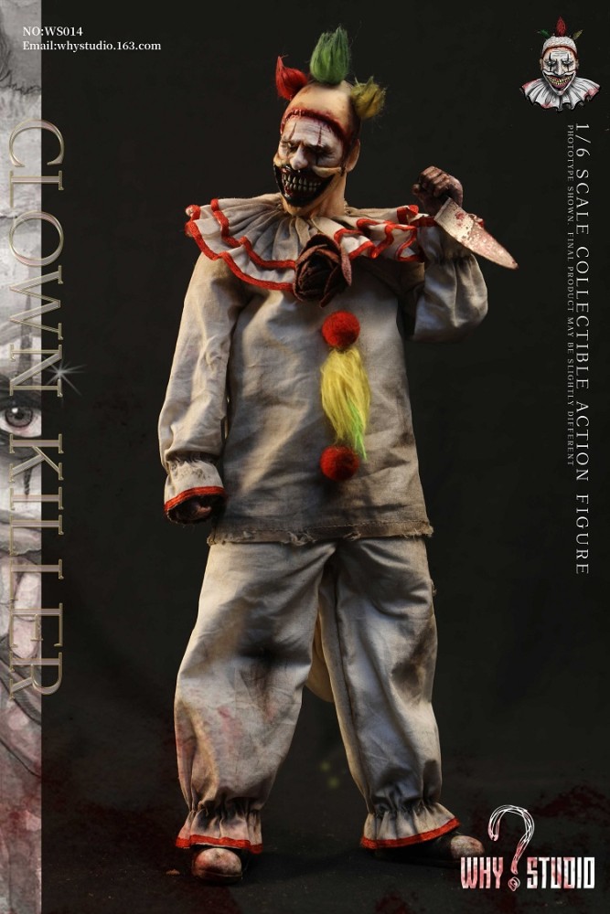 (In Stock)WHY STUDIO WS014 1/6 Clown Killer Joker Realistic Figure