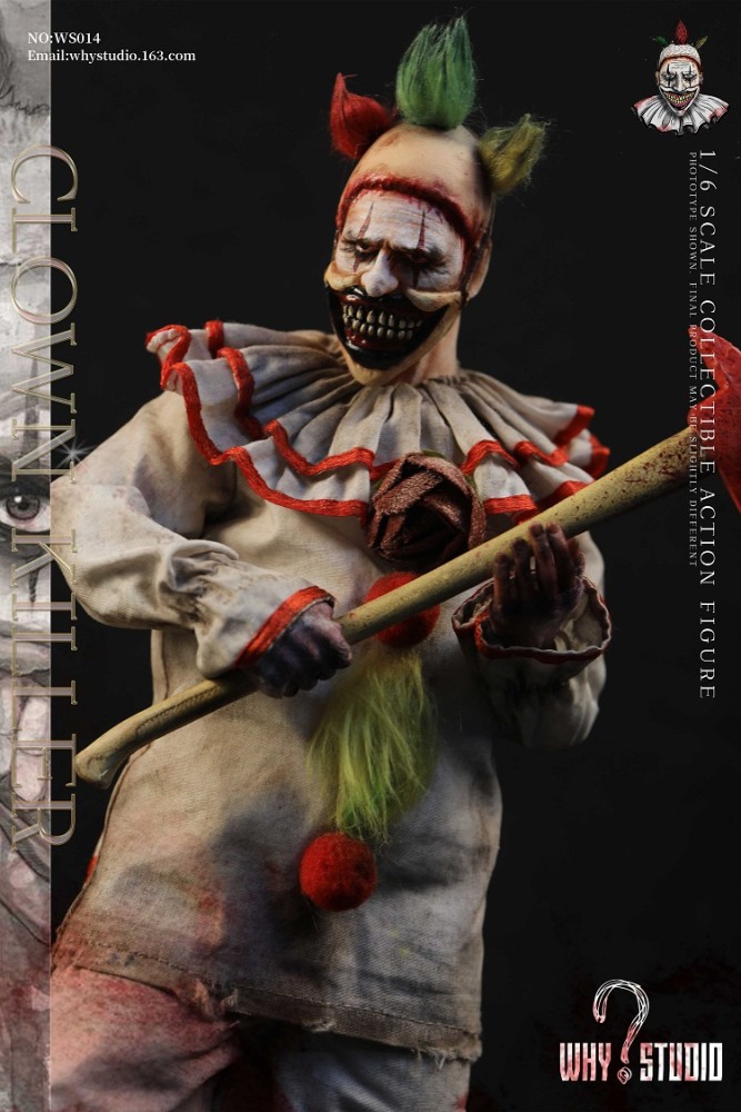 (In Stock)WHY STUDIO WS014 1/6 Clown Killer Joker Realistic Figure