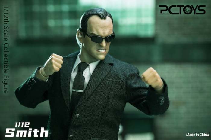 (In Stock)PC Toys The Matrix PC026 1/12 Smith Action Figure
