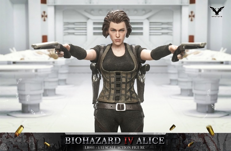 BROTOYS LR004 アリス bio hazard Alice 1/12 BROTOYS LR004 1/12 Resident Evil Alice Action Figure Model