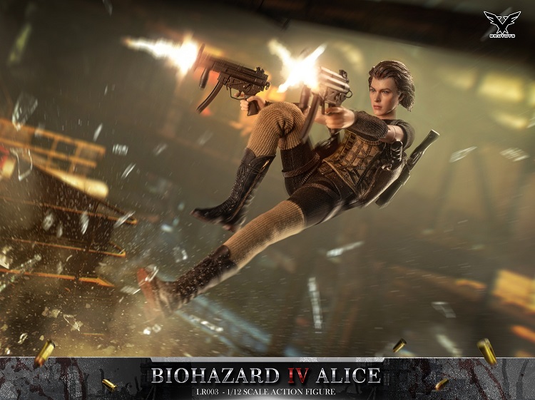 BROTOYS LR004 アリス bio hazard Alice 1/12 BROTOYS Alice Resident Evil 1/12 Scale Action Figure-LR004