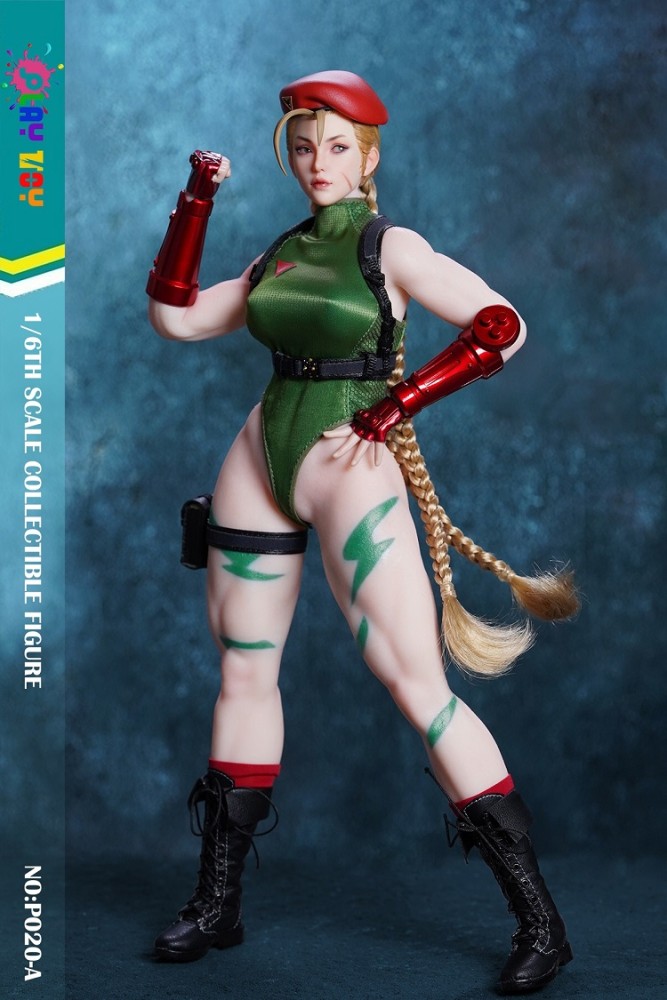 (Pre-order)PLAY TOY Street Fighter 1/6 Cammy White Seamless Figure P020