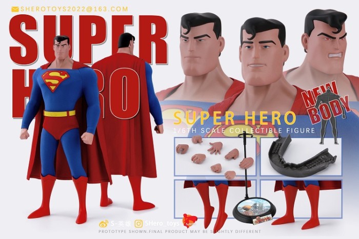 (In Stock)S Hero 1/6 Action Comics Superman 12inch Movable Figure SH004