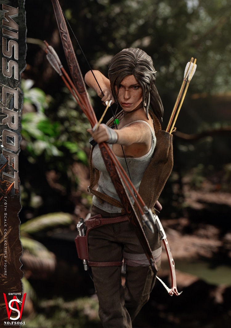 SWTOYS 1/6 SW FS061 ララ・クロフト アクションフィギュア SWtoys FS061 1/6 MISS CROFT Lara Action Figure Model Pre