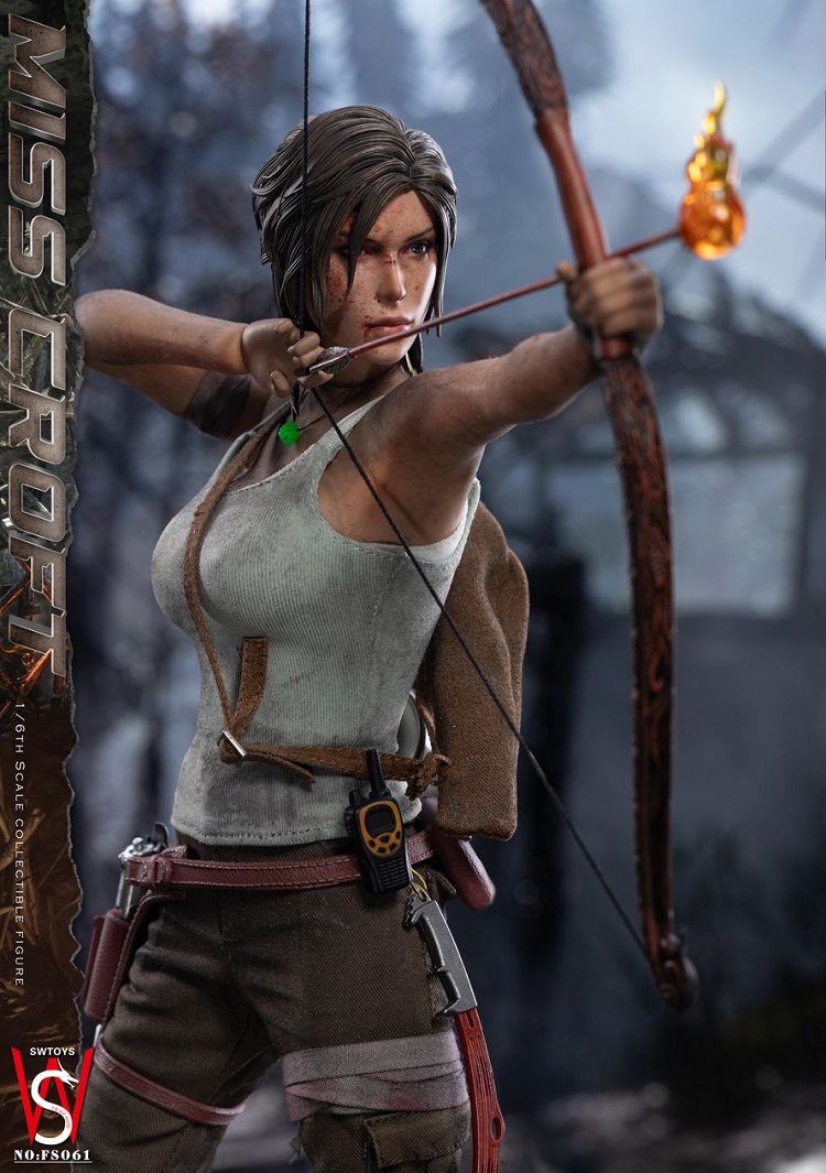 SWTOYS 1/6 SW FS061 ララ・クロフト アクションフィギュア SWtoys FS061 1/6 MISS CROFT Lara Action Figure Model Pre