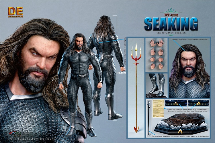 BY-ART BY-022 1/6 King of Sea Movable Action Figure DC Super