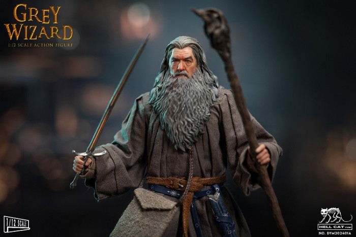(Pre-order)Hell Cat 1/12 Gandalf Grey Wizard vs Abyss Demon Diorama Movable Figure DYM202401
