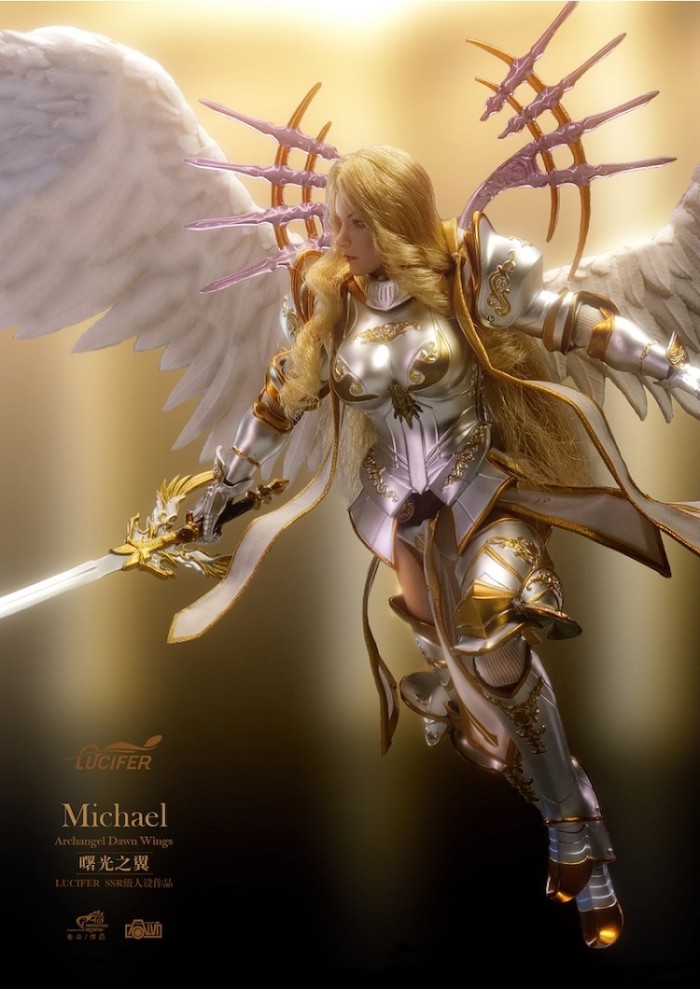 (Pre-order)Lucifer Michael's original 1/12 Archanged Dawn Wings Realistic Figure LXF2311A/B/C