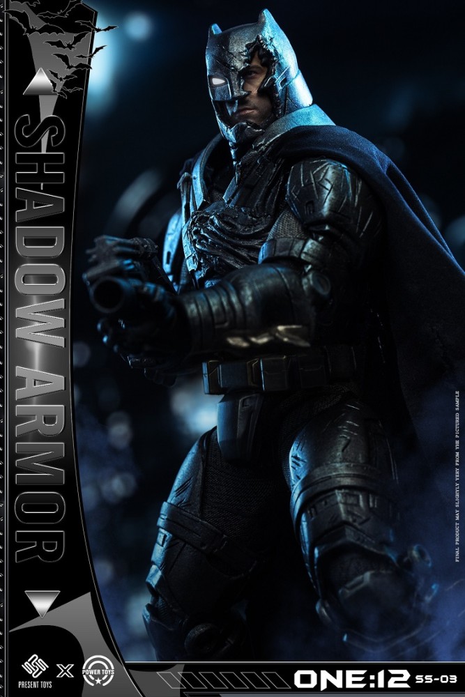 (Pre-order)Present Toys x Power Toys 1/12 Shadow Armor Battle-Damaged Edition 6 inch Realistic Figure SS-03