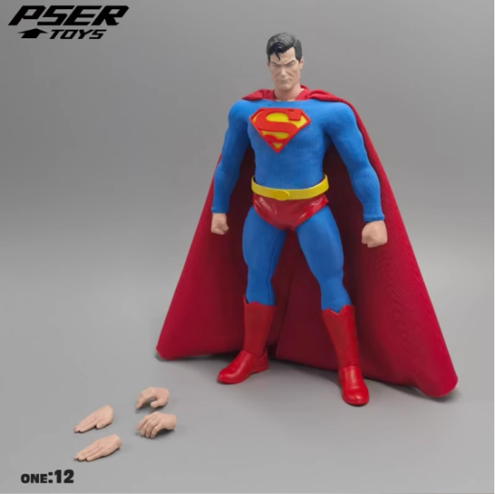 (In Stock)PSER TOYS 1/12 Superman Classic 6inch Movable Figure PSER-B003
