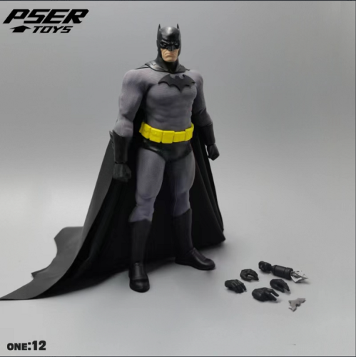 (In Stock)PSER TOYS 1/12 Batman Classic  6inch Movable Figure PSER-B002