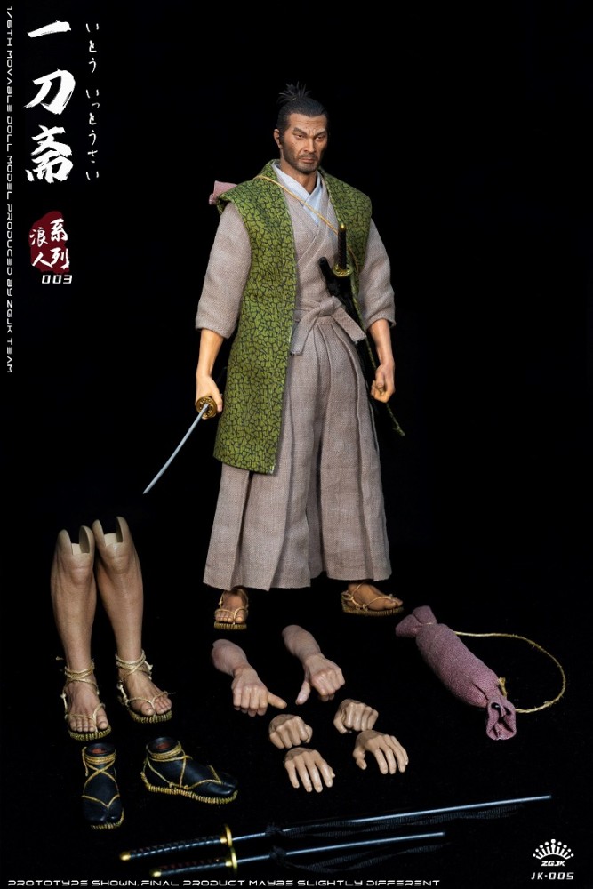 (Pre-order)ZGJK Toys 1/6 Ronin Series Ito Ittosai Realistic Figure JK-005