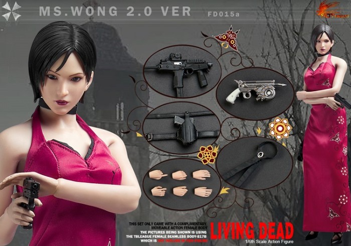 (Pre-order)Hot Heart Living Dead 1/6 Ms.Wong 2.0 Movable Figure FD015a/b