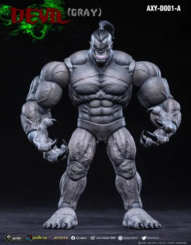(Pre-order)AXY Toys 1/12 Grey Devil Action Figure 22cm Height AXY-D001AB