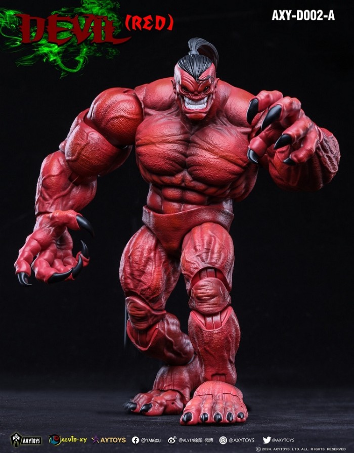 (Pre-order)AXY Toys 1/12 Red Devil Action Figure 22cm Height AXY-D002AB