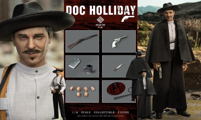 (Pre-order)Present Toys Doc Holliday 1/6 Legendary Gunner Realistic Figure PT-SP86
